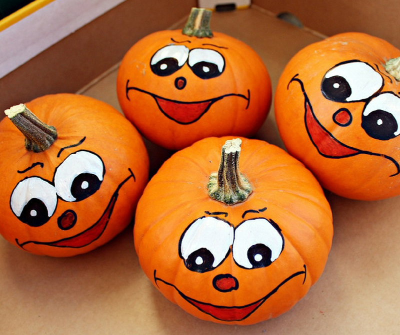 New Ideas For Painting Pumpkins for Simple Design