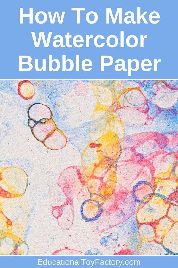 How To Make Bubble Paper A Fun Art Activity