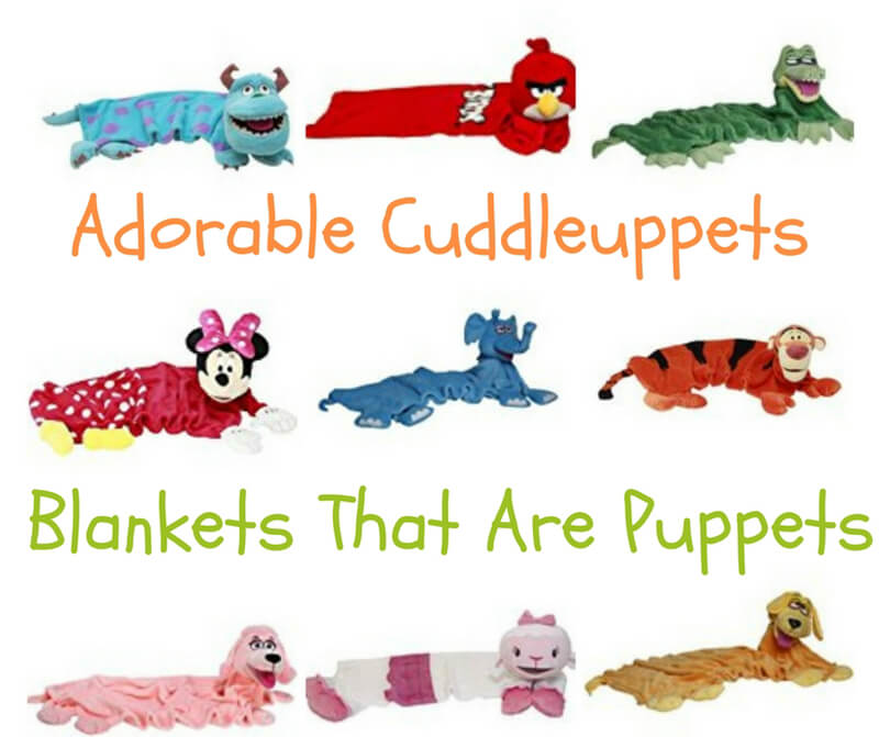 Cuddleuppets as seen on TV - adorable puppets that are blankets :)