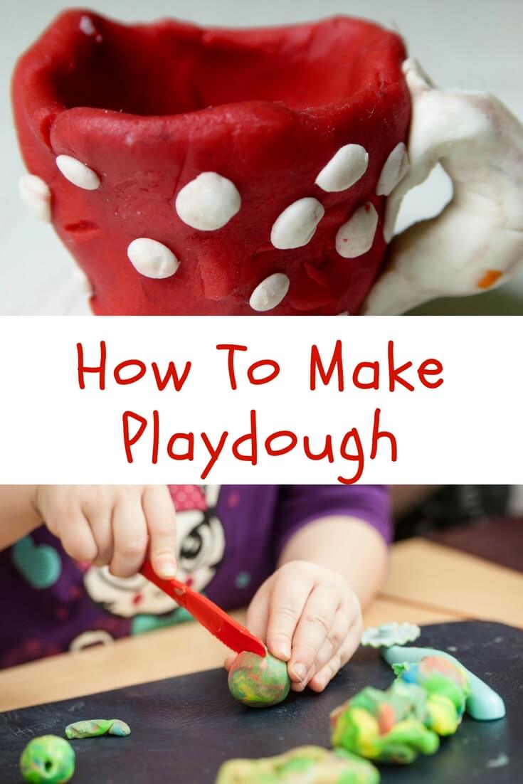Learn how to make playdough and have loads of fun with your child while learning at the same time
