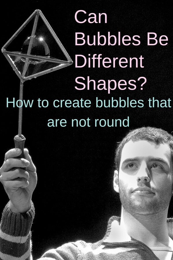 How to create bubbles that are not round