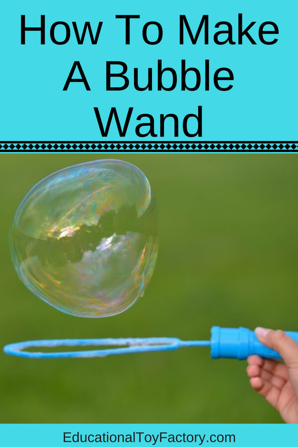 Teach your child how to make a bubble wand for some summer fun. Kids can DIY their own soap bubble wands out of pipe cleaners, cookie cutters and other items for around the house. 